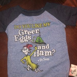 Green eggs and ham boys 2T shirt